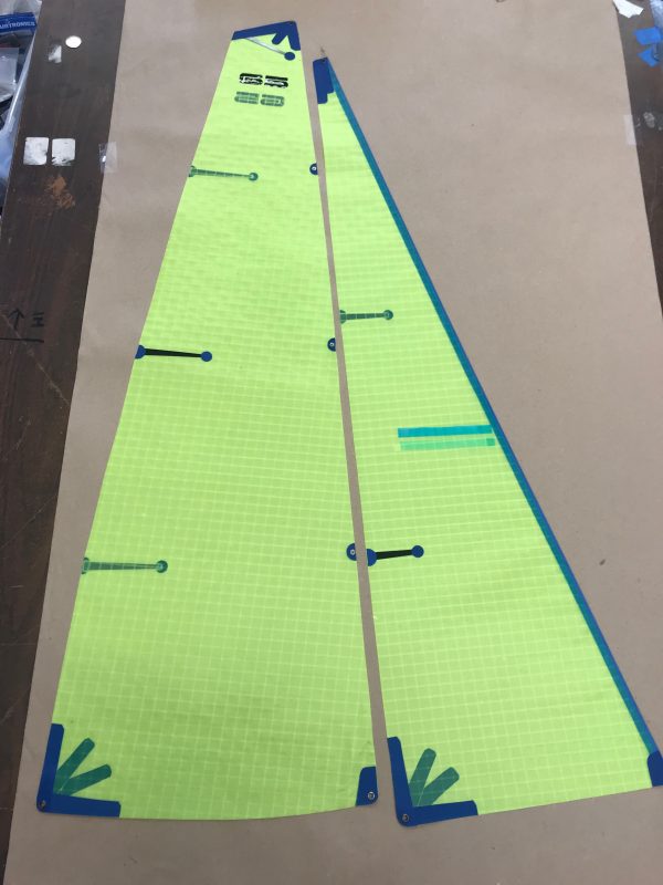 DSDF65A+YBL - DF65 "A+" Yellow W/Blue Trim Sail