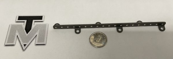 SEV555114T – Jib Rack 114mm (19 Hole) Type T – Stainless Steel (Matt Finish)